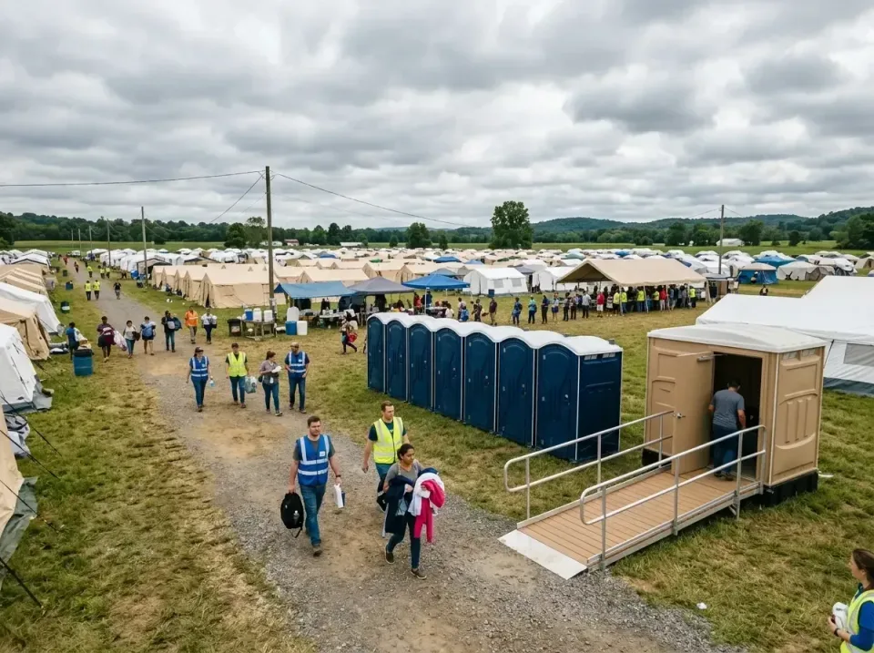 disaster-relief-camp-restrooms-010 — frequently asked questions, Dumpster & Portable Bathrooms Rental in Bargersville, IN